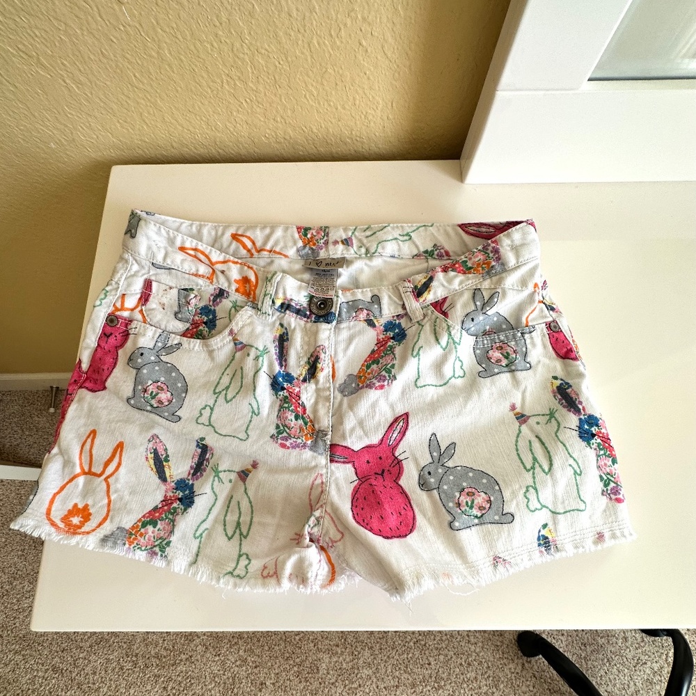 Next jean shorts colorful 16 yrs size